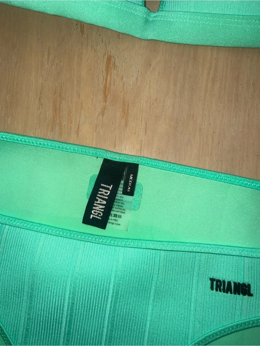 triangl swimwear Mint Bikini Set - Light Mint Green Two-Piece